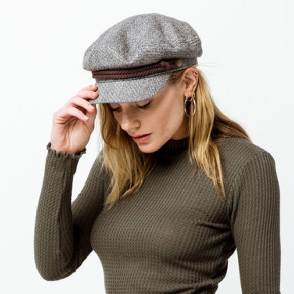 Brixton Accessories - Brixton Fiddler Cap Heather Gray